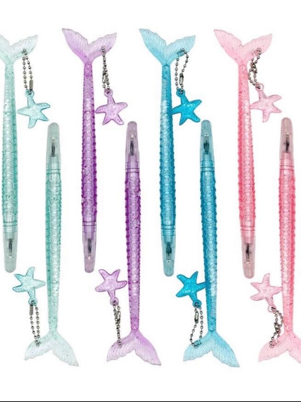 4pcs Mermaid Bling Pens
